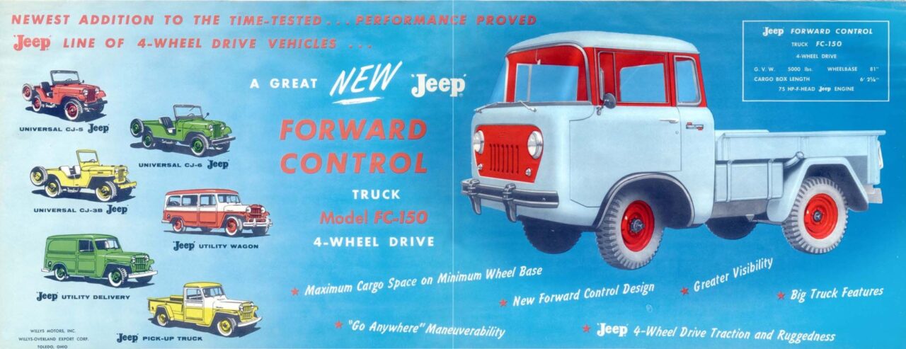 1950s ad of Jeep FC-150