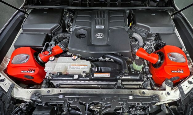 Red Edition J300 Land Cruiser MOMENTUM Cold Air Intake