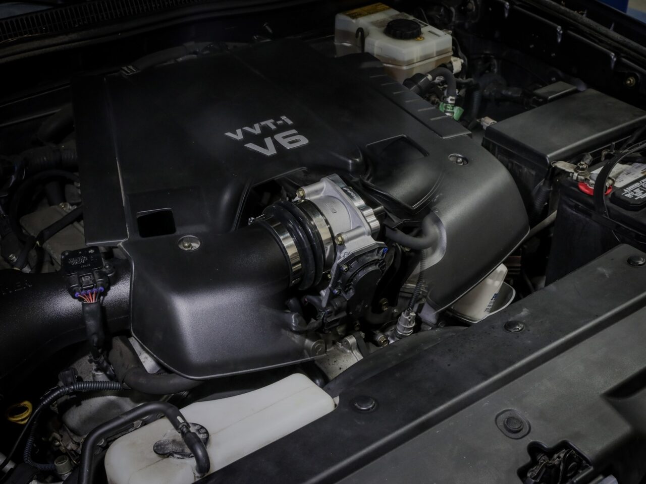 Bigger aftermarket throttle body mod on Toyota trucks & SUV installed