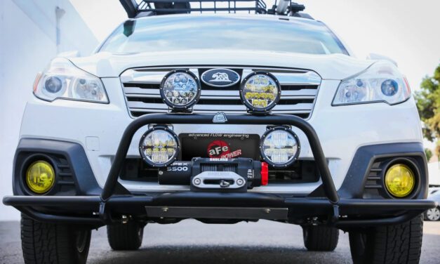 TERRA GUARD Bumper w/ winch for 10-14 Subaru Outback