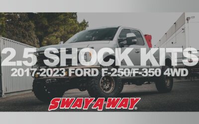 SWAY-A-WAY 2.5 Front Shock Kit for 17-23 Ford F-250, F-350 Super Duty