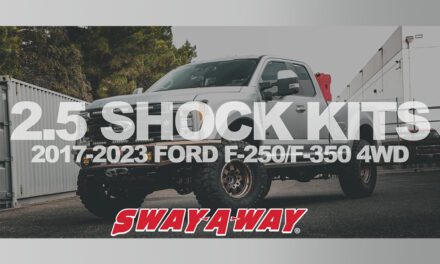 SWAY-A-WAY 2.5 Front Shock Kit for 17-23 Ford F-250, F-350 Super Duty