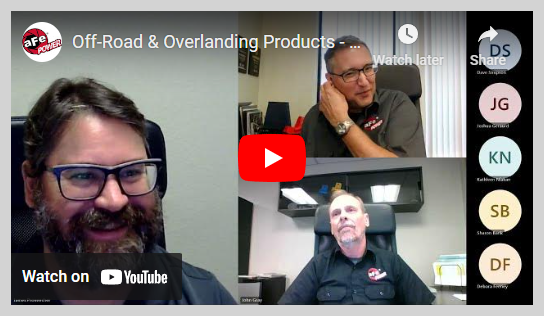 Webinar: Off-Road & Overlanding Products