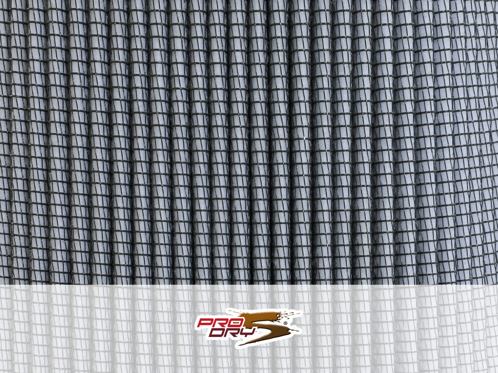 Pro Dry S filter media closeup of filter and pleats