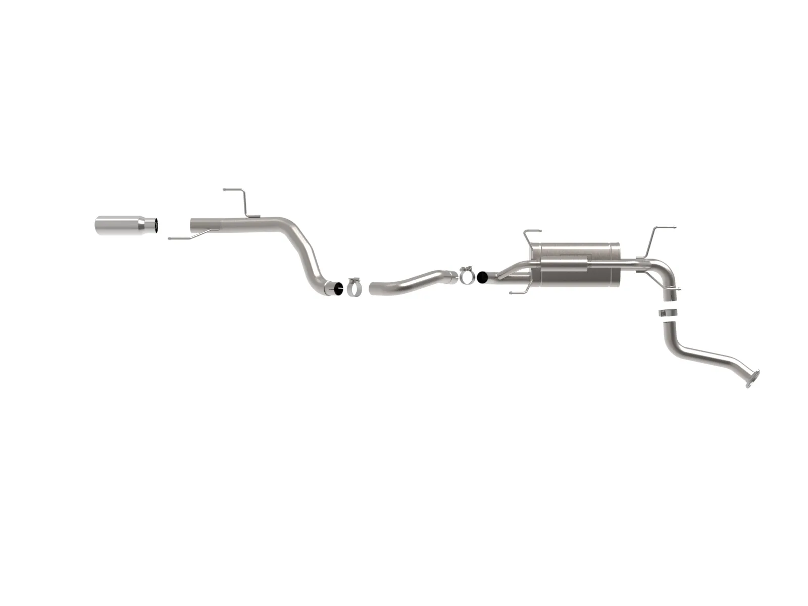 49-36080-p_9-exhaust-Toyota 4Runner 2025 L4-2.4L Vulcan Series 2-1/2 IN to 3 IN 304 Stainless Steel Cat-Back Exhaust System for Toyota 4Runner 2025 L4-2.4L (t)