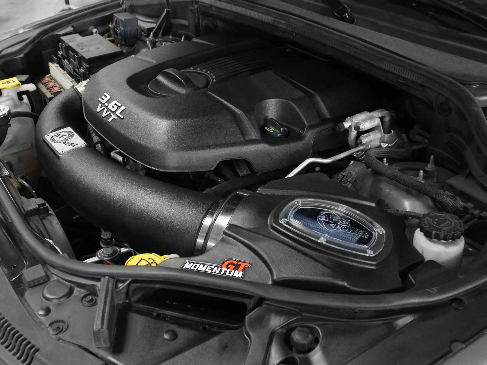 aFe Momentum GT Intake installed in Wk2 Grand Cherokee V6 