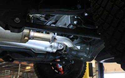 ROCK BASHER Axle-Back Exhaust with Hi-Tuck Tip for Toyota Tacoma 24-25 L4-2.4L (t)