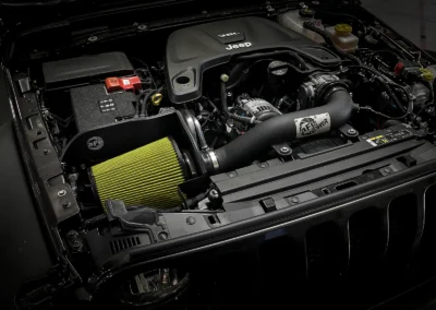 aFe Magnum Force Stage 2 Intake for Jeep Wrangler JL and Gladiator JT with green filter