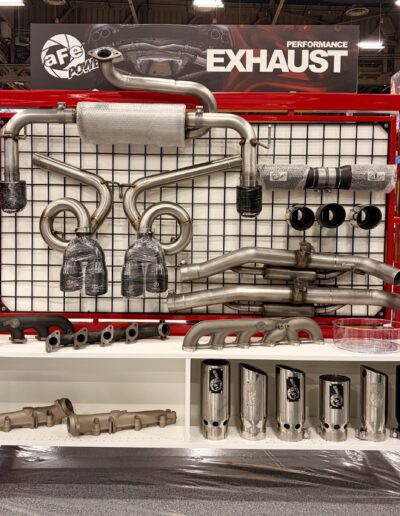 SEMA Booth Final - Exhaust Grid