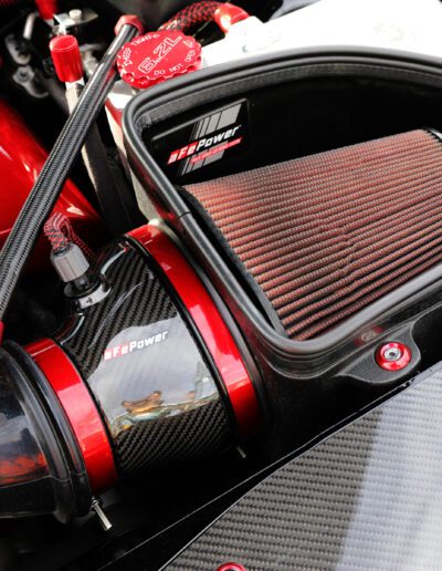 SEMA Show 2025 - Dodge Charger SRT Hellcat Redeye 21-23 V8-6.2L (sc) - aFe POWER Track Series Carbon Fiber Intake