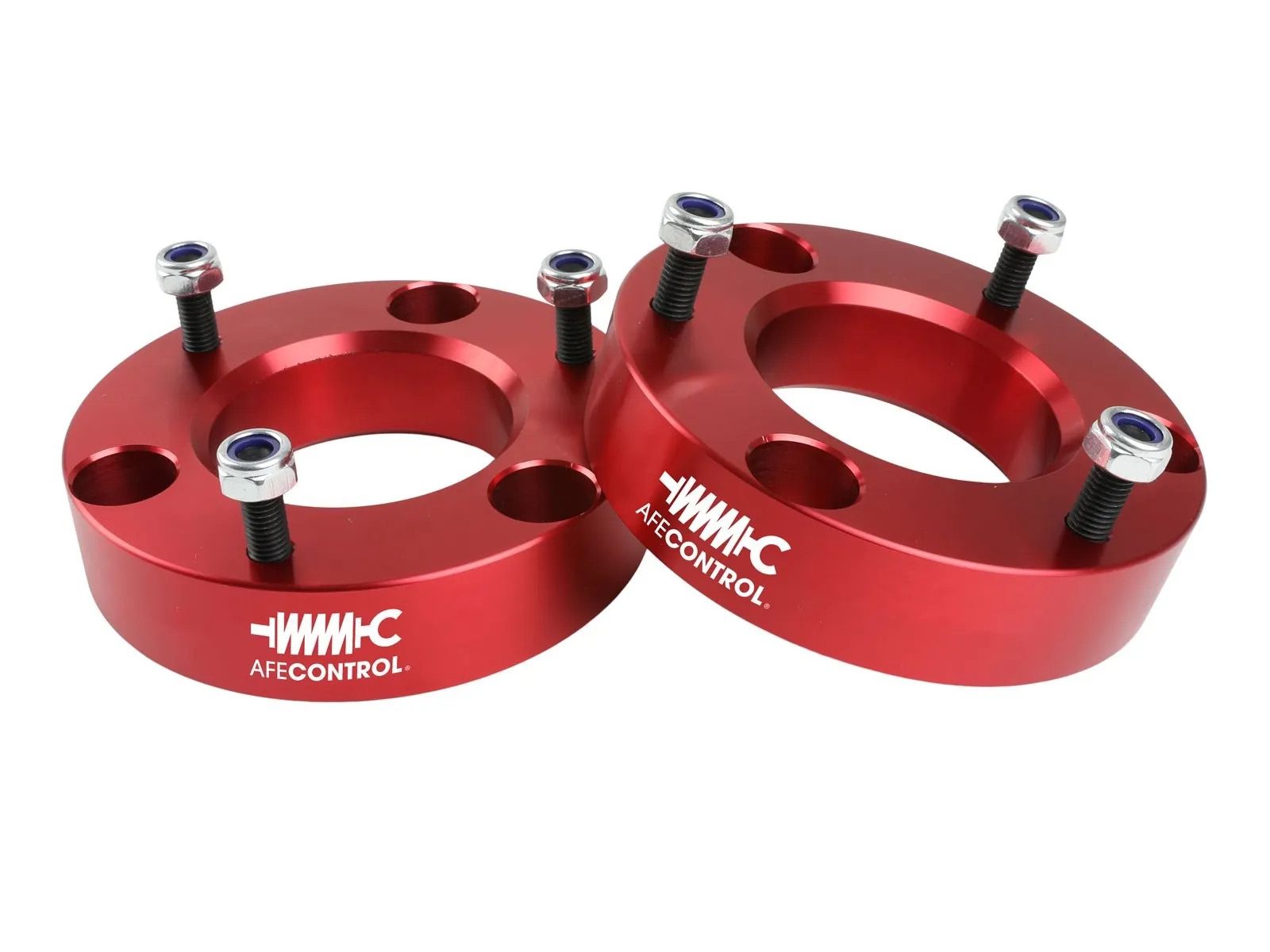 Red Billet Aluminum aFe Front 2" lift Leveling Kit for GMC Sierra 1500 and Chevy Silverado 1500