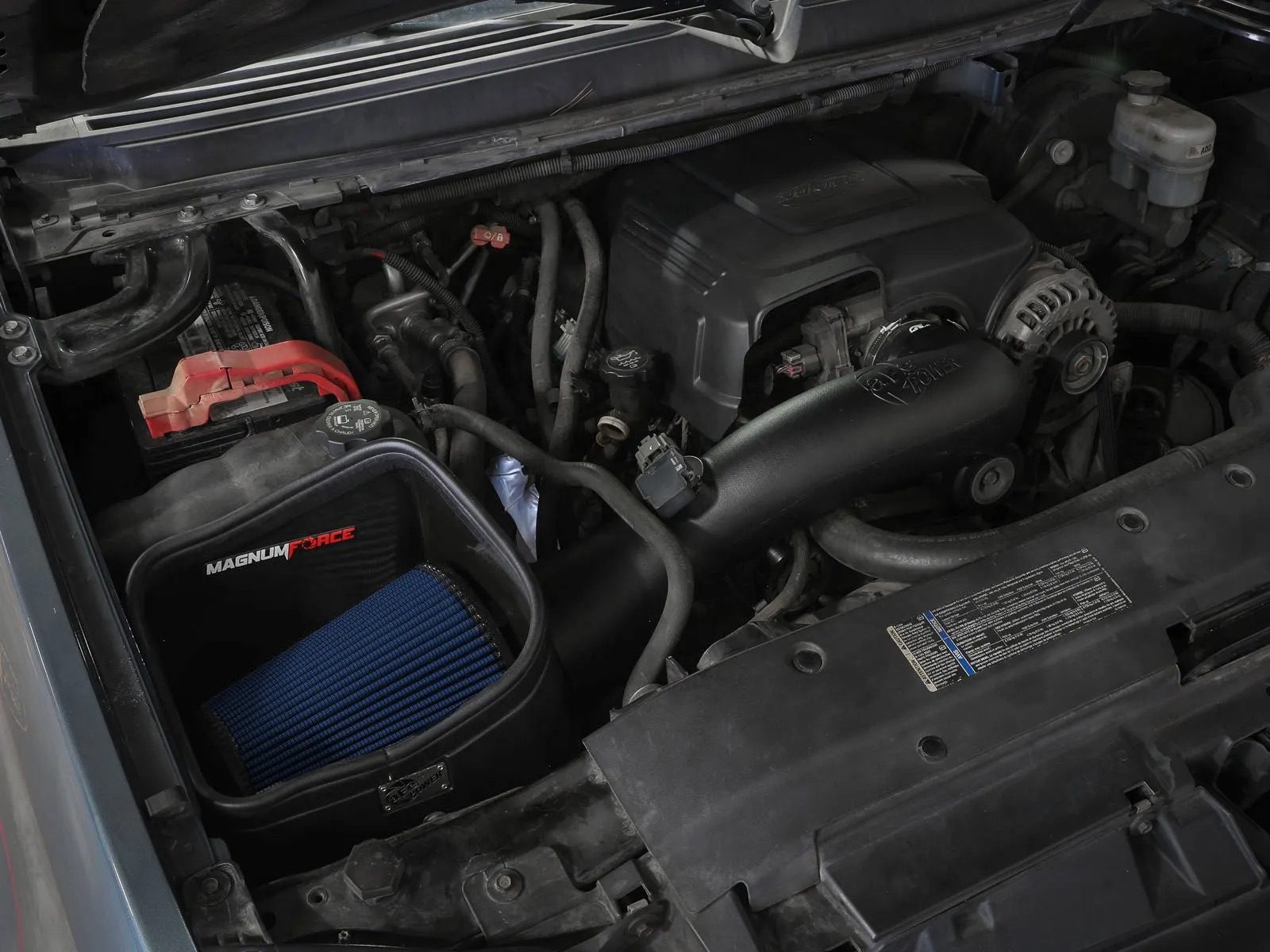 Magnum Force Stage 2 Open-Element Intake installed on GMC Sierra 1500 / Chevy Silverado 1500 