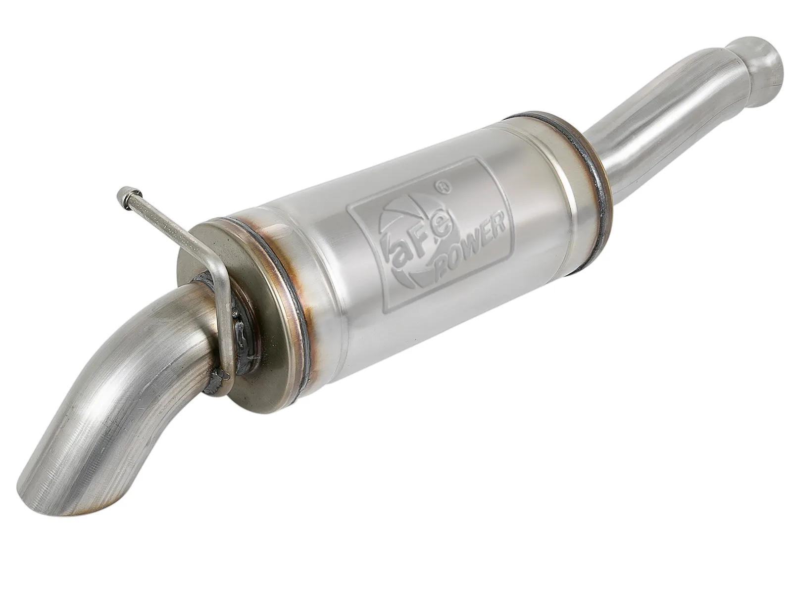 aFe POWER Rock Basher Off-road Jeep Wrangler JL Cat-Back Exhaust on white background