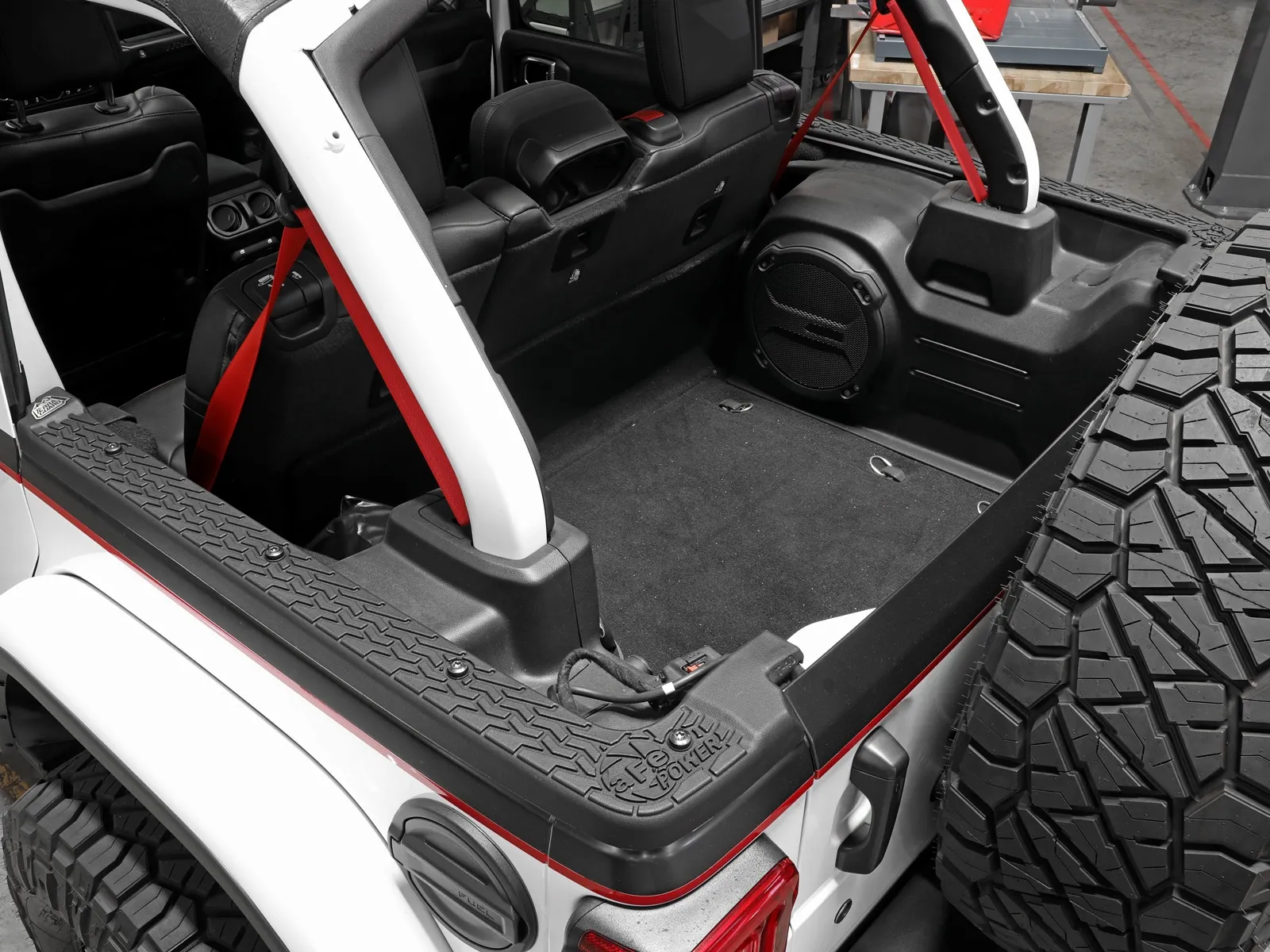 aFe Terra Guard Tub Rail Covers on 4 Door Jeep Wrangler JL
