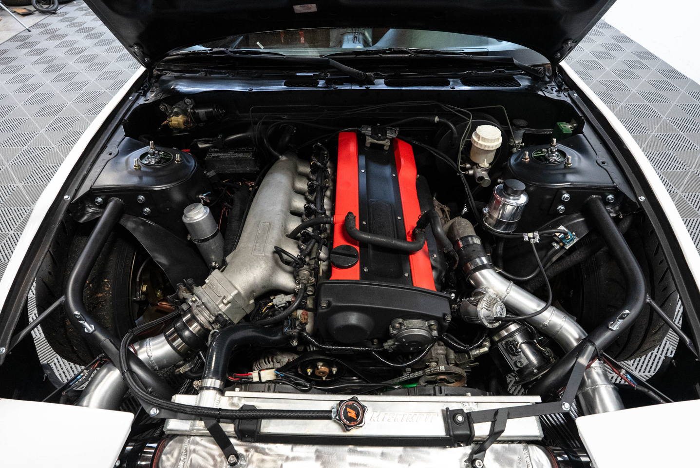 Nissan S13 240sx Drift Car with updated RB 25 engine and custom welding