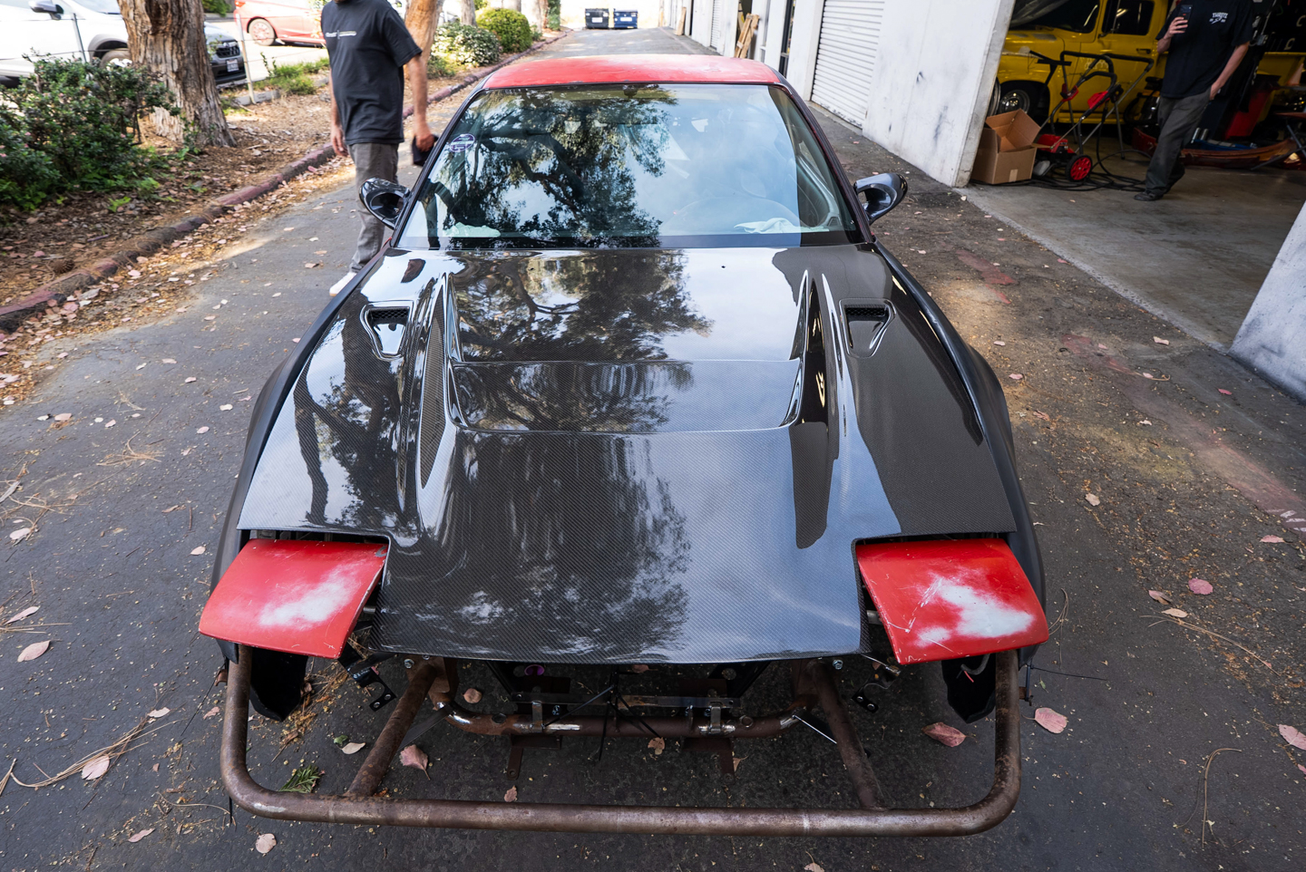 Seibon Carbon Hood on Nissan 240SX