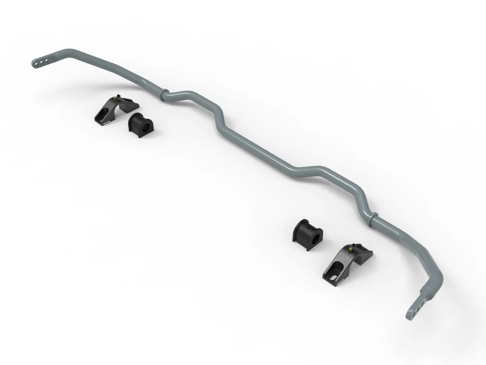 440-901001rg_1-Rear-Sway-Bar-Tesla Model 3 Grey front and rear aftermarket aFe sway bars and bushings for Tesla 3 Electric Car on white background